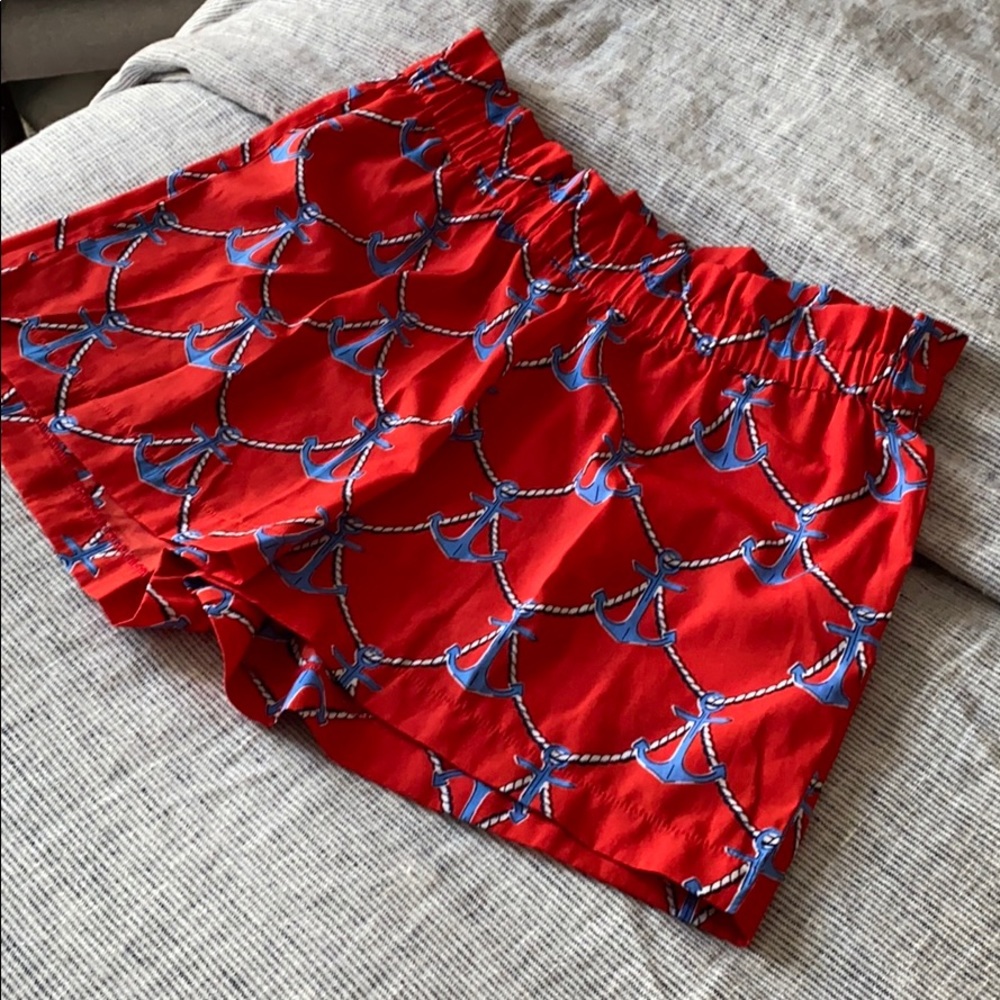 Silk anchor shorts